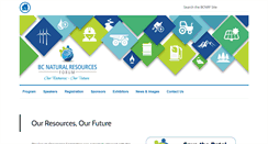 Desktop Screenshot of bcnaturalresourcesforum.com